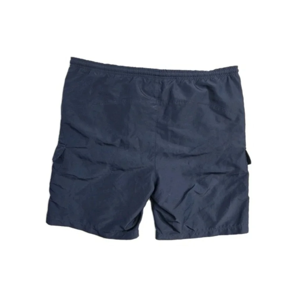 Nike Men's  Navy Blue‎ Drawstrings Swimming Shorts XL Vintage Y2K